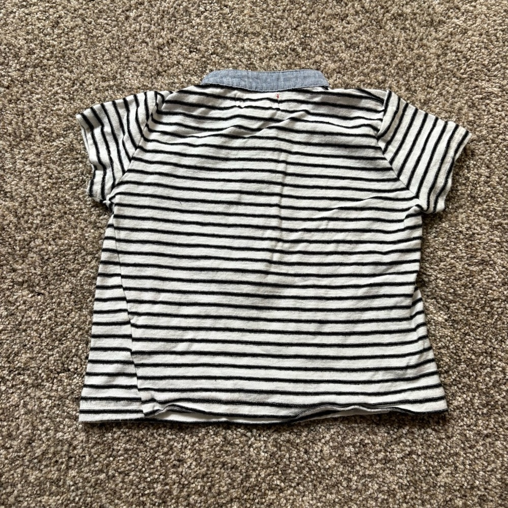 Set of Me + Henry Boys Stripe T-Shirt and Long Sleeve Onsie Size 18-24 Mo‎ - Picture 3 of 8